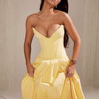 Strapless Midi Dress