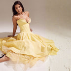 Strapless Midi Dress