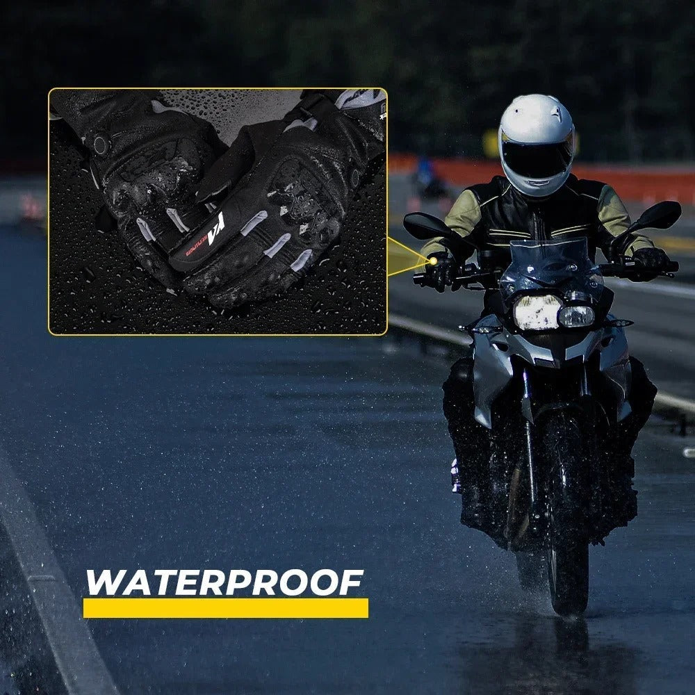 Gants Chauffants Thermo Grip pour Motards | Recharge USB & Confortables