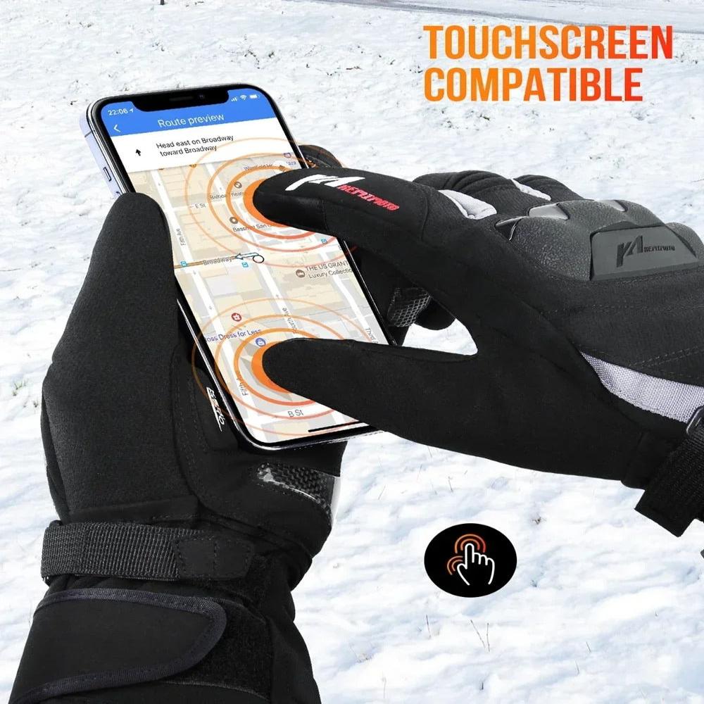 Gants Chauffants Thermo Grip pour Motards | Recharge USB & Confortables