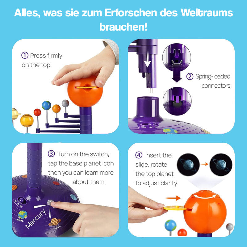 Set Sistema Solare Montessori – Kit Educativo | Gioco Scienza Bambini