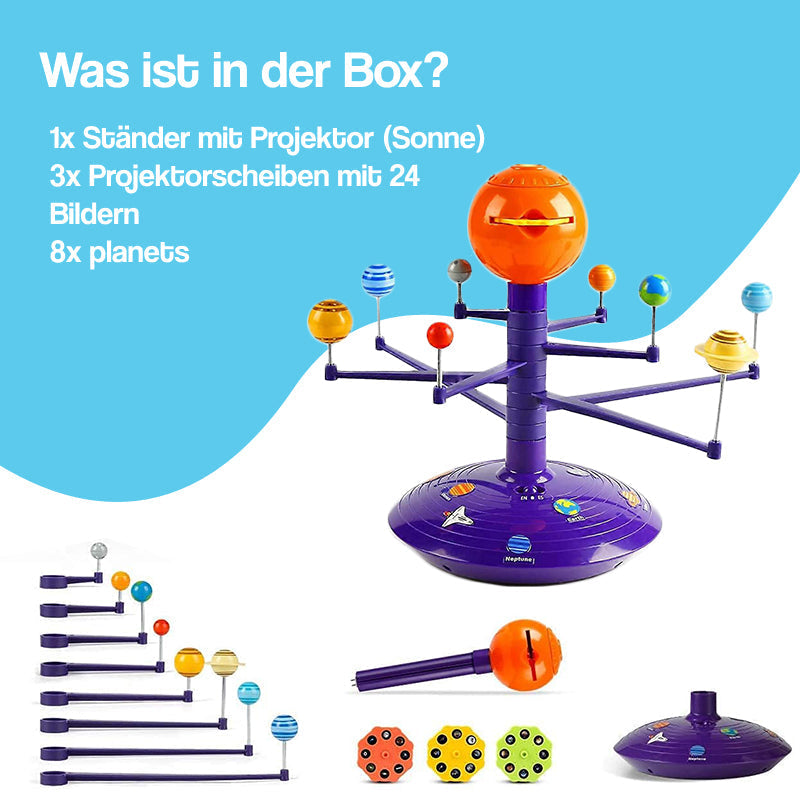 Set Sistema Solare Montessori – Kit Educativo | Gioco Scienza Bambini