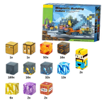 Blocs magnétiques de construction 100 pcs – magnetic toy blocks éducatifs inspirés du jeu
