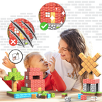 Blocs magnétiques de construction 100 pcs – magnetic toy blocks éducatifs inspirés du jeu