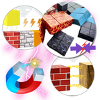 Blocs magnétiques de construction 100 pcs – magnetic toy blocks éducatifs inspirés du jeu