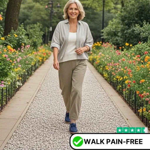 Women Orthopedic Shoes | Soft Leather Slip on Walking Loafers Shoes