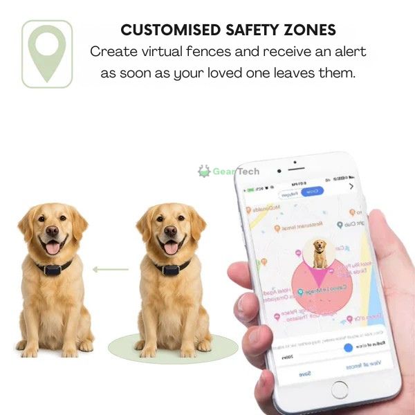 Collare GPS per Cani | Impermeabile, Regolabile e con Portata Illimitata per il Tracciamento in Tempo Reale
