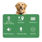 Collare GPS per Cani | Impermeabile, Regolabile e con Portata Illimitata per il Tracciamento in Tempo Reale