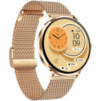 Smart and Fitness Watch für Damen, ultradünne Smartwatch als digitale Armbanduhr mit eleganter Optik