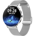 Smart and Fitness Watch für Damen, ultradünne Smartwatch als digitale Armbanduhr mit eleganter Optik
