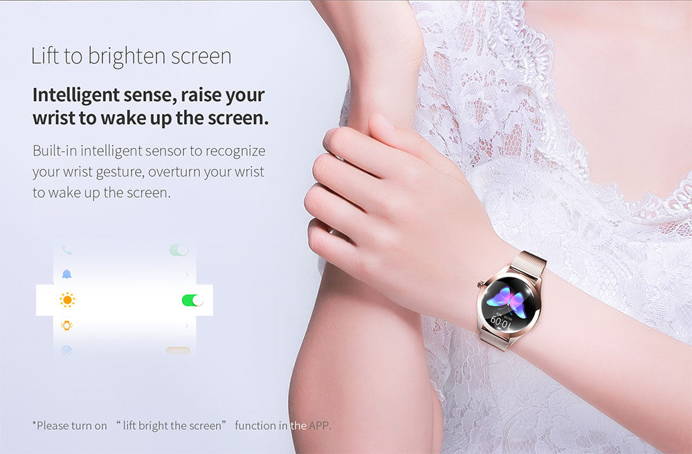 Luxury Galaxy Smartwatch Women Slim and Fitness Tracker for ladies