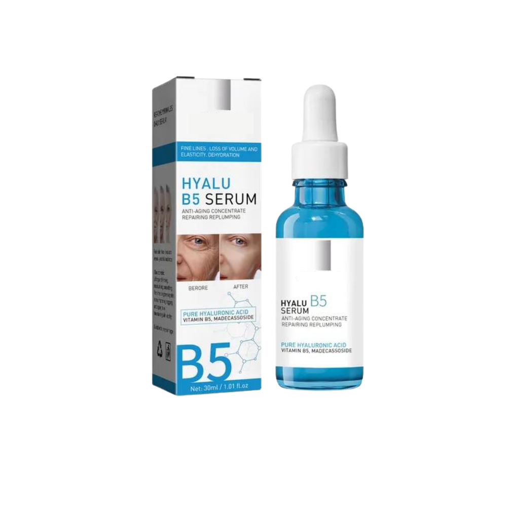 Sérum Hyalu B5 à l’acide hyaluronique – gel anti-âge visage aux bienfaits hydratants et lissants