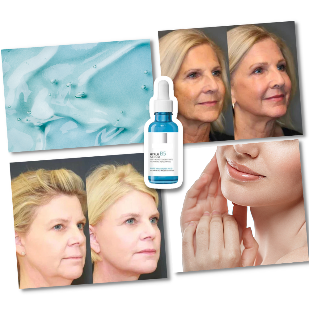 Sérum Hyalu B5 à l’acide hyaluronique – gel anti-âge visage aux bienfaits hydratants et lissants