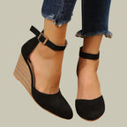 Women’s Wedge Orthopedic Heels | Comfortable Cushioned Insole & Adjustable Fit for All-Day Wear