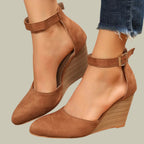 Women’s Wedge Orthopedic Heels | Comfortable Cushioned Insole & Adjustable Fit for All-Day Wear