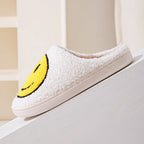 Smiley Face Slipper - Cozy Non-Slip with Soft Inner Lining