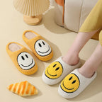 Smiley Face Slipper - Cozy Non-Slip with Soft Inner Lining