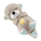 Peluche loutre apaisante qui respire – sensation utérus et berceuse pour sommeil bébé naturel