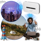 Routeur WiFi portable 4G – boîtier WiFi mobile compatible hotspot et connexion rapide partout