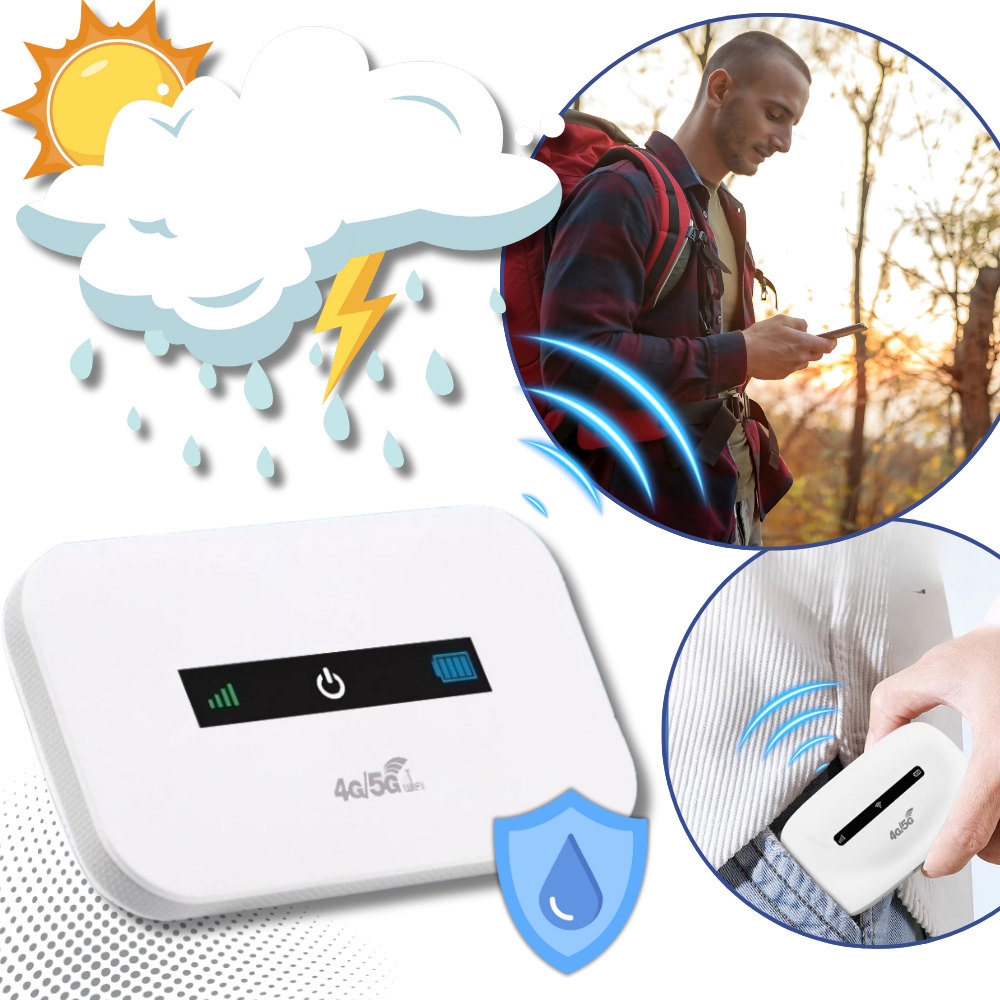 Routeur WiFi portable 4G – boîtier WiFi mobile compatible hotspot et connexion rapide partout