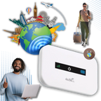 Routeur WiFi portable 4G – boîtier WiFi mobile compatible hotspot et connexion rapide partout