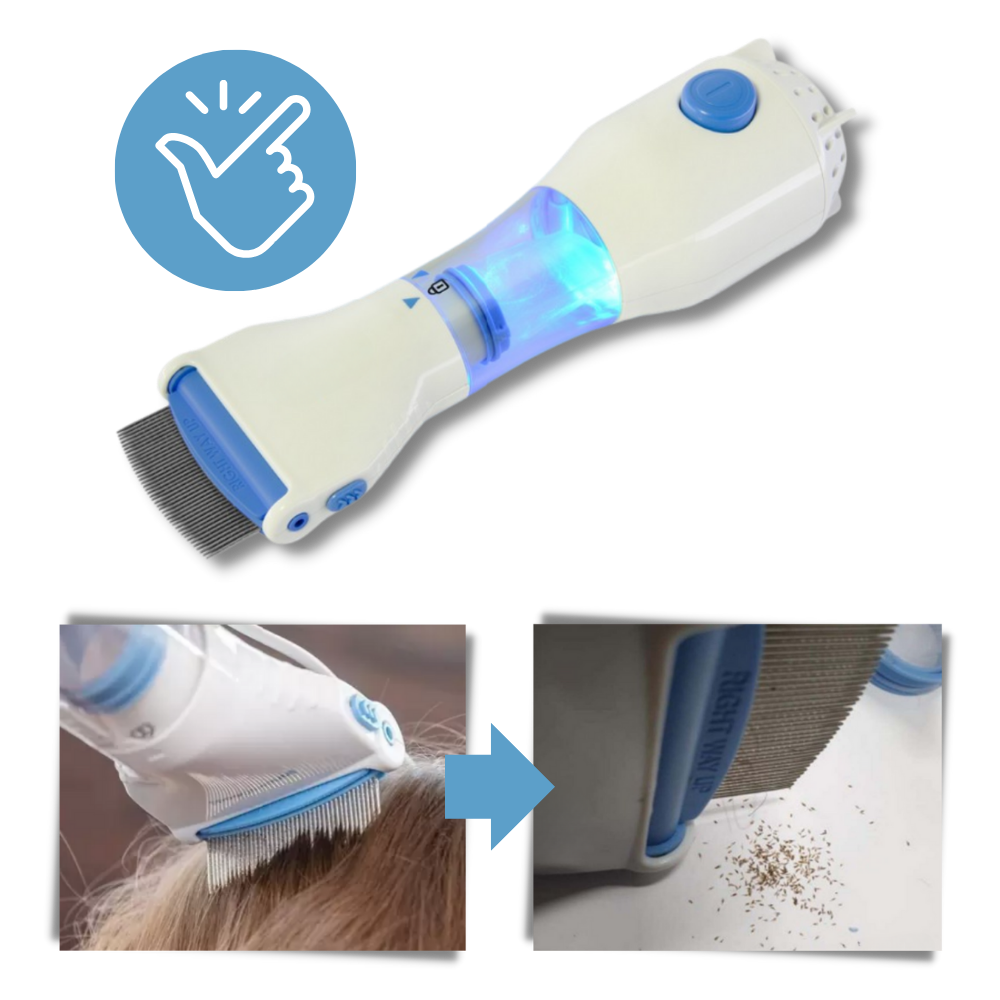 Peigne électrique anti-poux universel – traitement des poux efficace et produit contre les lentes
