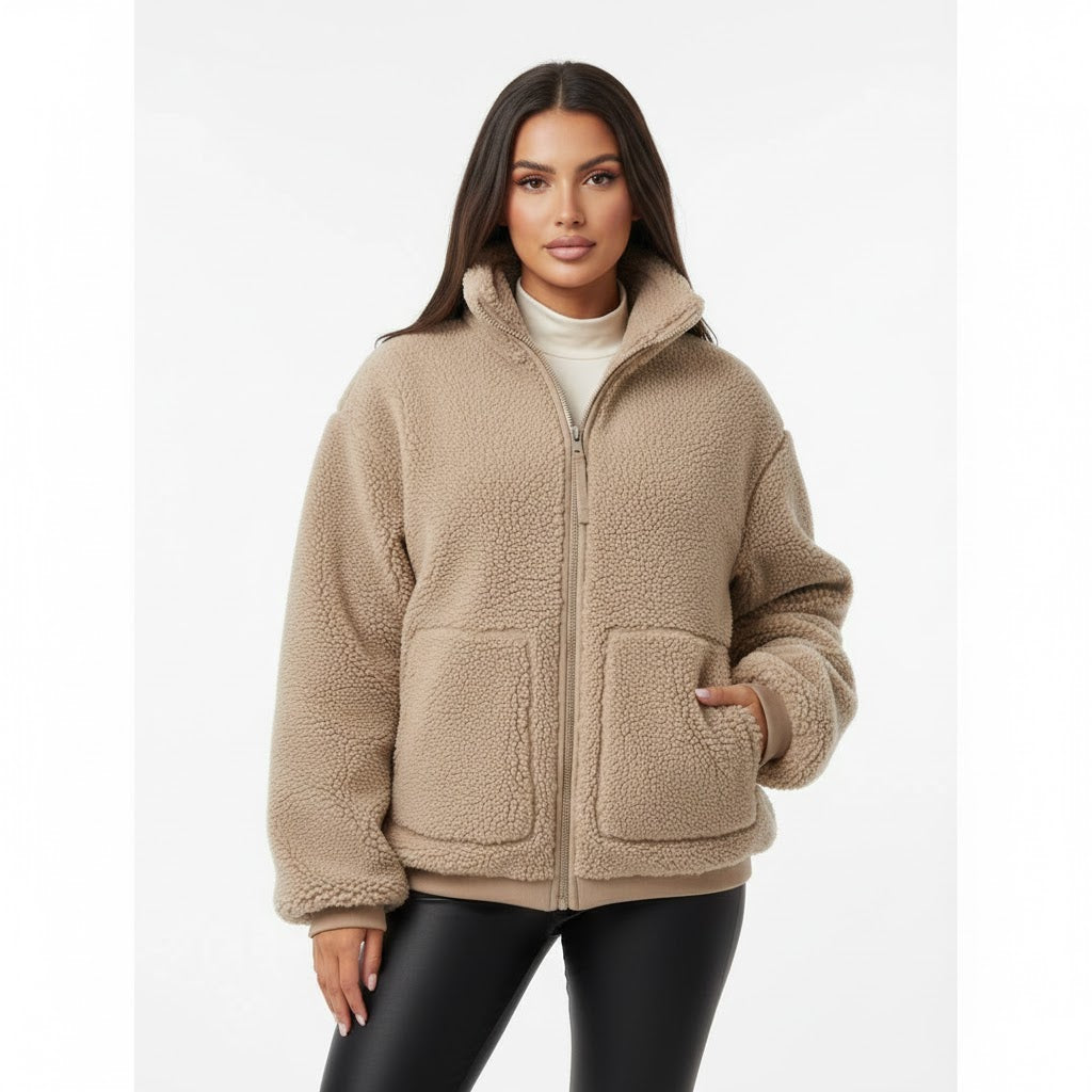 Teddy Bear Zip-Up Jacket