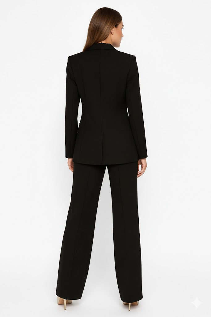 Women's Blazer & Pants Set – Elegant Business Outfit