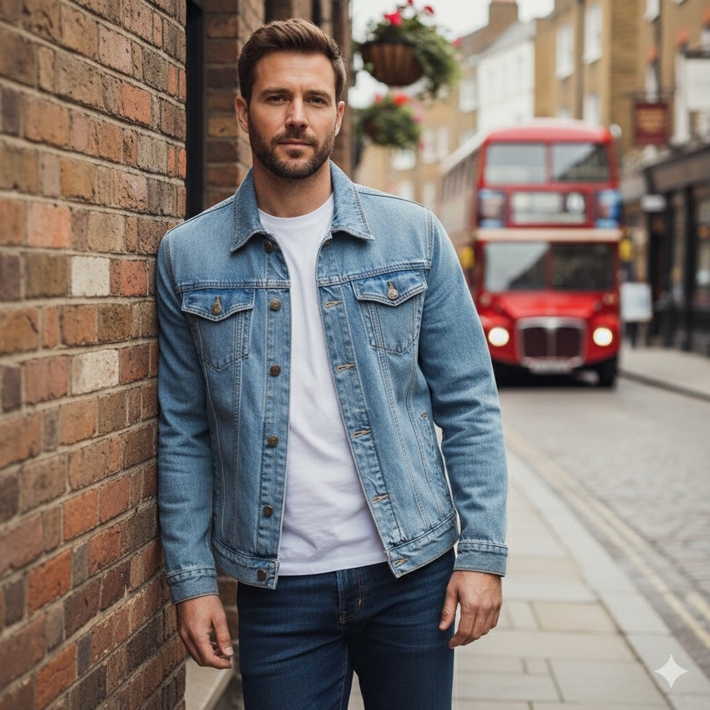 Mens Denim Trucker Jacket