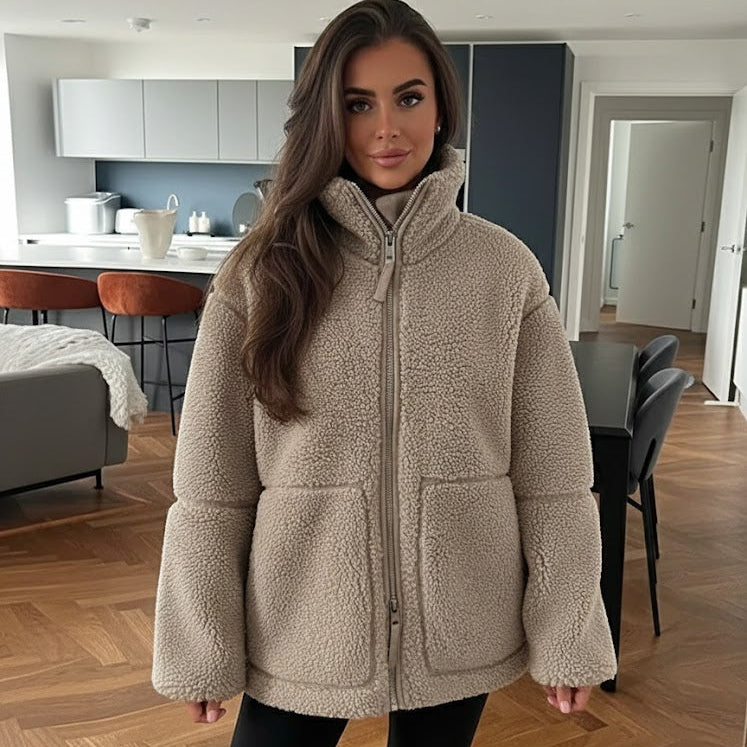 Teddy Bear Zip-Up Jacket