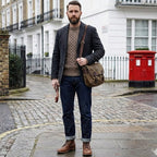 Ankle Boots for Men – Premium Leather Lace-Up Style | Brown Casual/Smart Everyday Wear