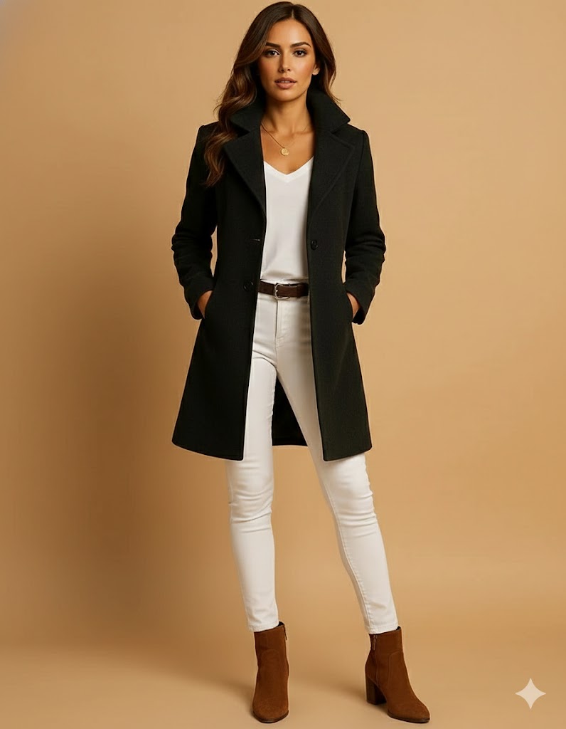 Women's Trench Coat – Classic Coat for Autumn and Winter