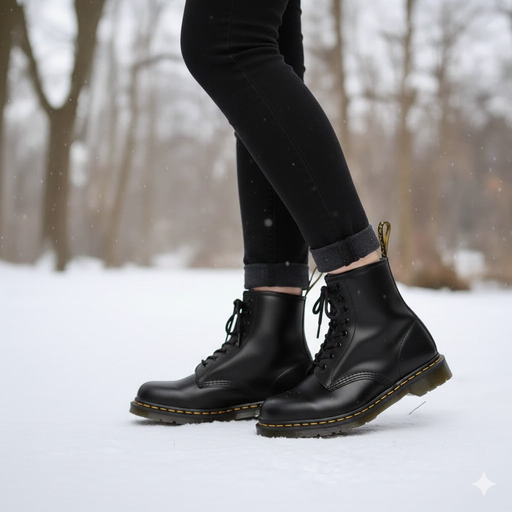 Women’s Ankle Boots – Waterproof Mid-Length Ski Boots with Lacing and Sole Support