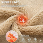 Men´s Fleece Lined Hoodie Full Zip