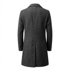 Winter Long Coat Men – Classic Wool Overcoat | Smart, Warm & Ideal for Formal or Casual Wear