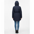 Hooded Winter Jacket for Women – Comfortable Long Coat with Pockets