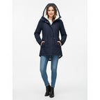 Hooded Winter Jacket for Women – Comfortable Long Coat with Pockets