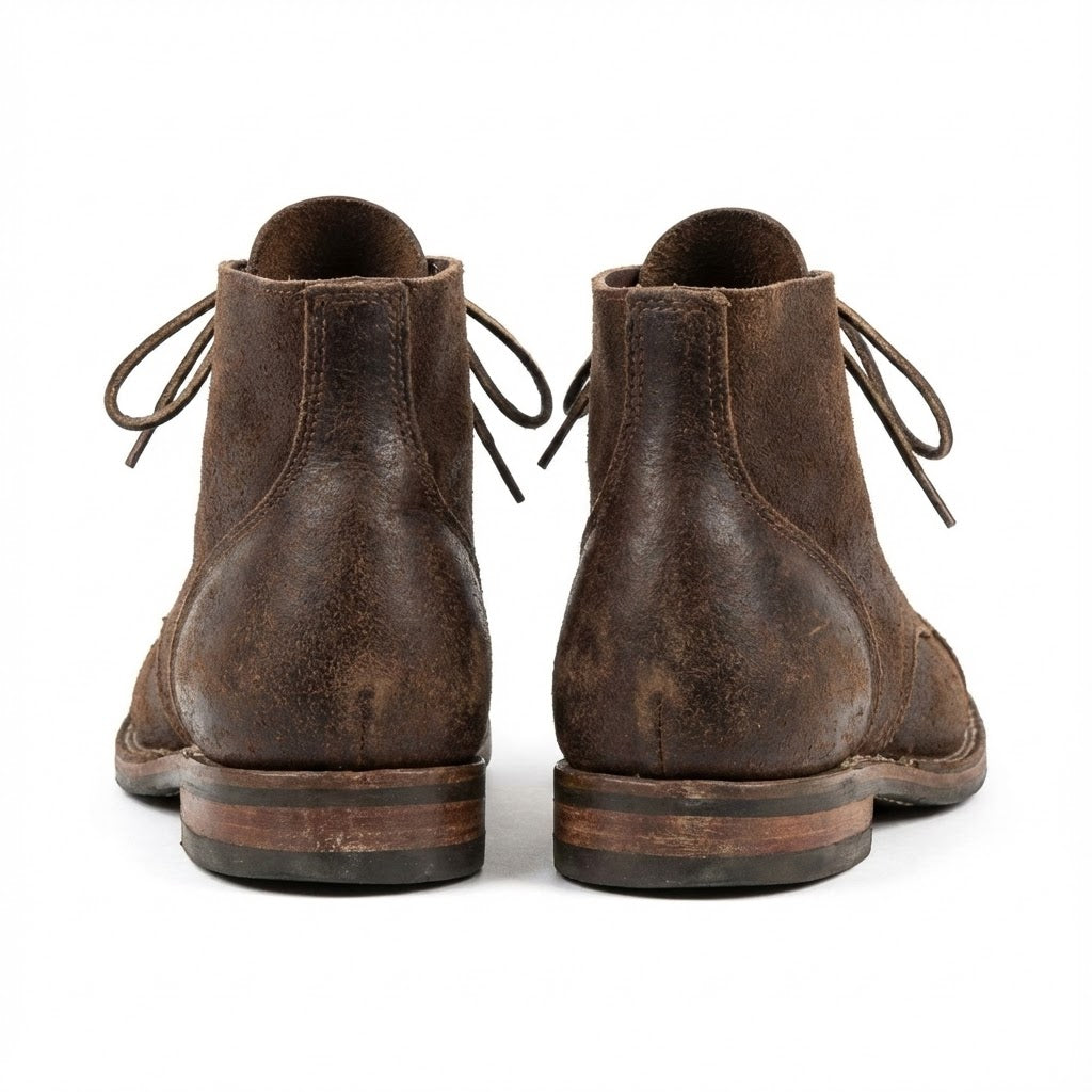 Ankle Boots for Men – Premium Leather Lace-Up Style | Brown Casual/Smart Everyday Wear