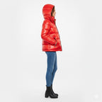 Shiny Women's Winter Jacket - Lightweight, Warm Cold Protection Coat