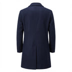 Winter Long Coat Men – Classic Wool Overcoat | Smart, Warm & Ideal for Formal or Casual Wear