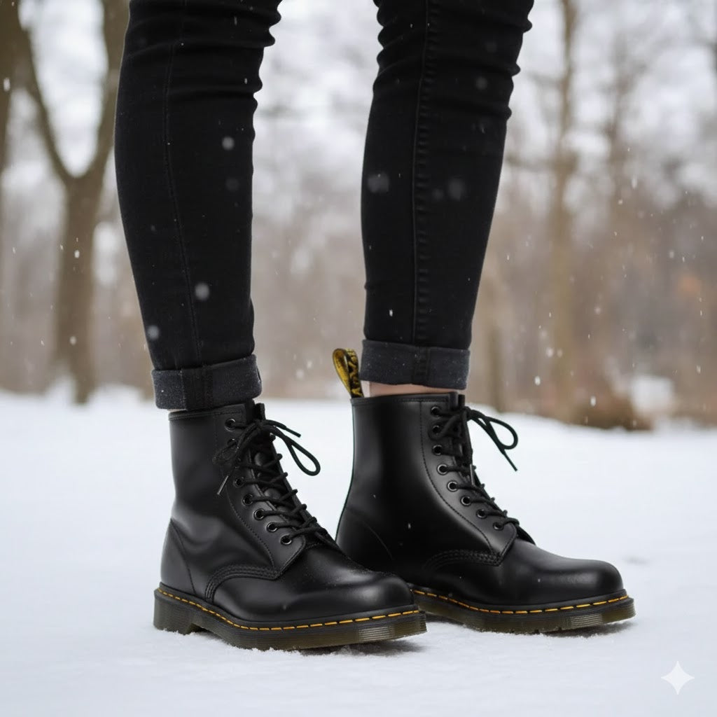 Women’s Ankle Boots – Waterproof Mid-Length Ski Boots with Lacing and Sole Support