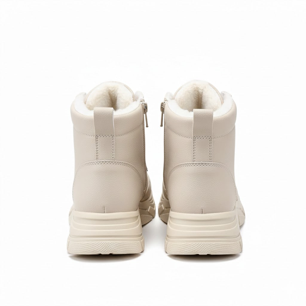 Winter Boots for Women - Casual, Solid Color Pattern, Ideal for the Cold Season