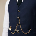 Men's Slim Fit 3-Piece Formal Suit | Single Breasted Blazer, Waistcoat & Trousers for Weddings and Business Events