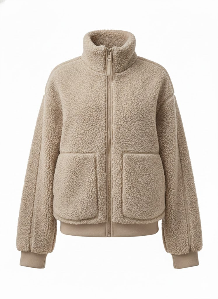 Teddy Bear Zip-Up Jacket