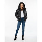 Shiny Women's Winter Jacket - Lightweight, Warm Cold Protection Coat