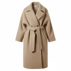 Ladies Wool Overcoat - Long Overcoat for Winter