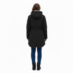 Hooded Winter Jacket for Women – Comfortable Long Coat with Pockets