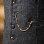 Men’s Slim Fit Three-Piece Suit | Tailored Jacket, Waistcoat & Trousers for Weddings and Formal Events