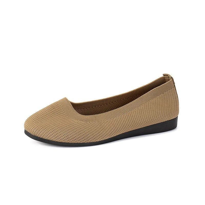 Ergonomic Pain-Relieving Ballerina Flats | Non-Slip, Breathable & Ideal for Foot Health and Everyday Wear