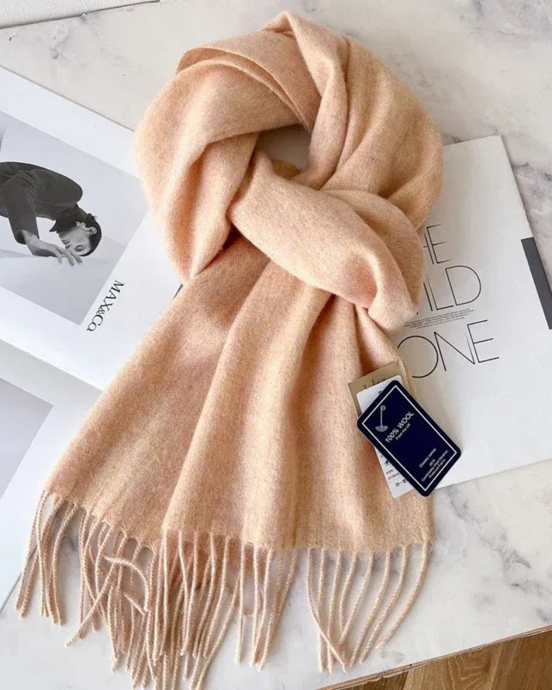 Wool Scarf for Women – Scarf made of 100% Wool for Autumn and Winter